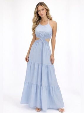 white christmas sisters blue dress Southern Tide Kamryn Paradise Shores Dress main image 1